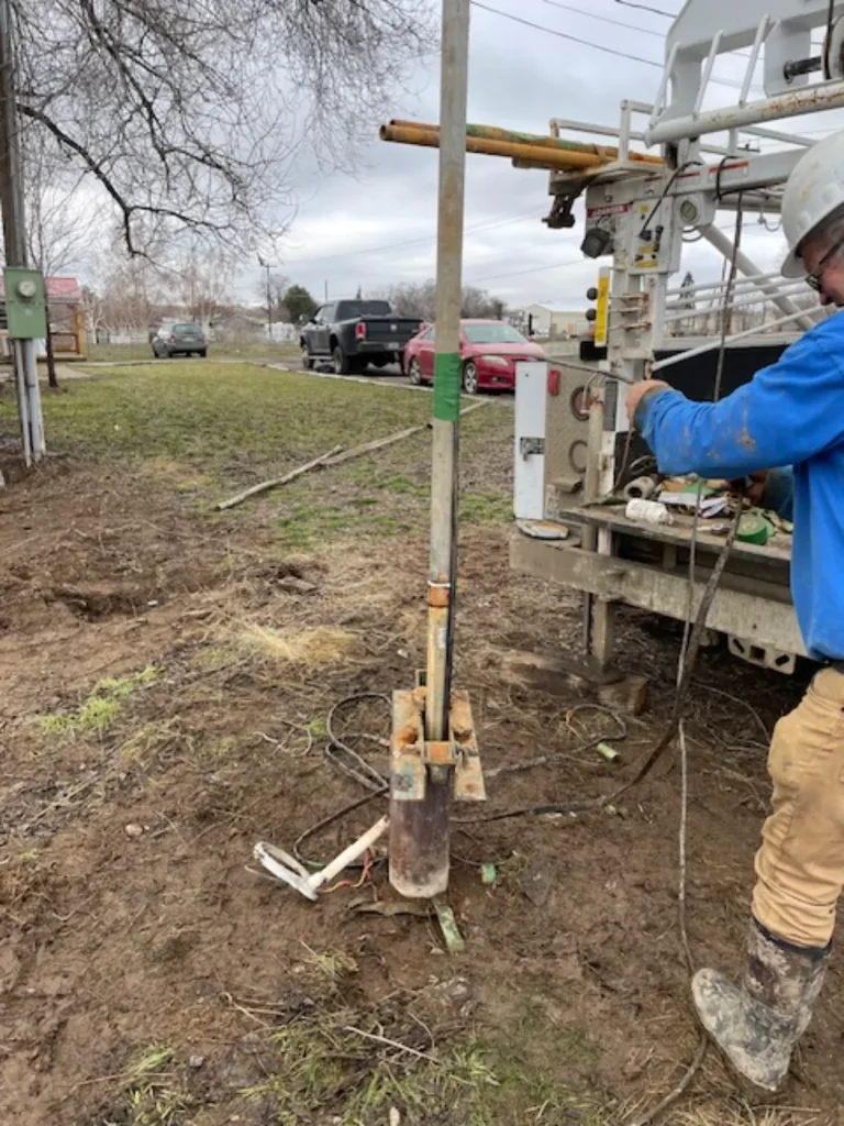 Well drilling operation