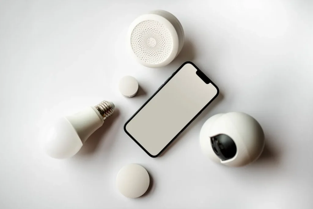 Components of a smart home system.