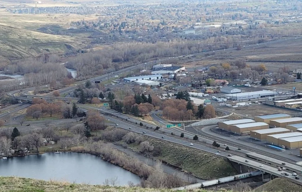 Aerial image of Yakima, WA